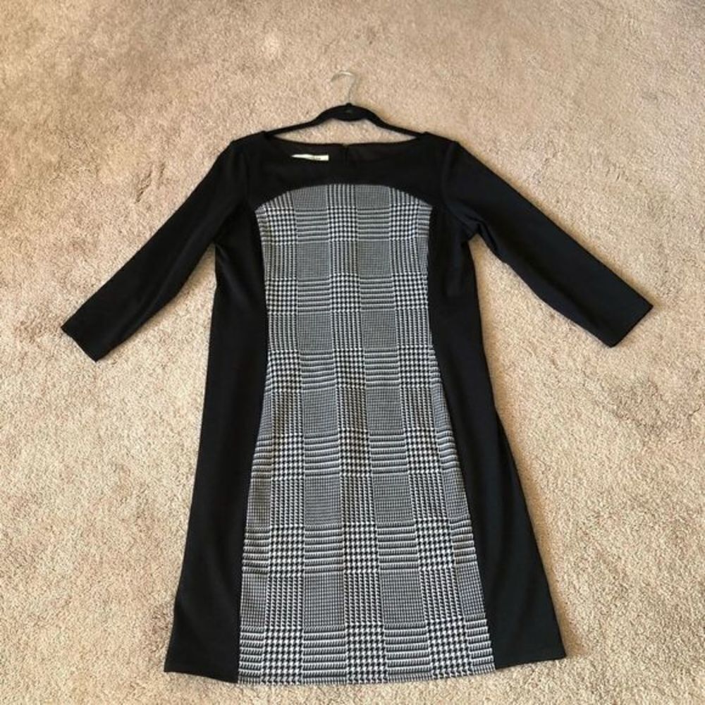 Evan Picone Plaid Dress Size 12